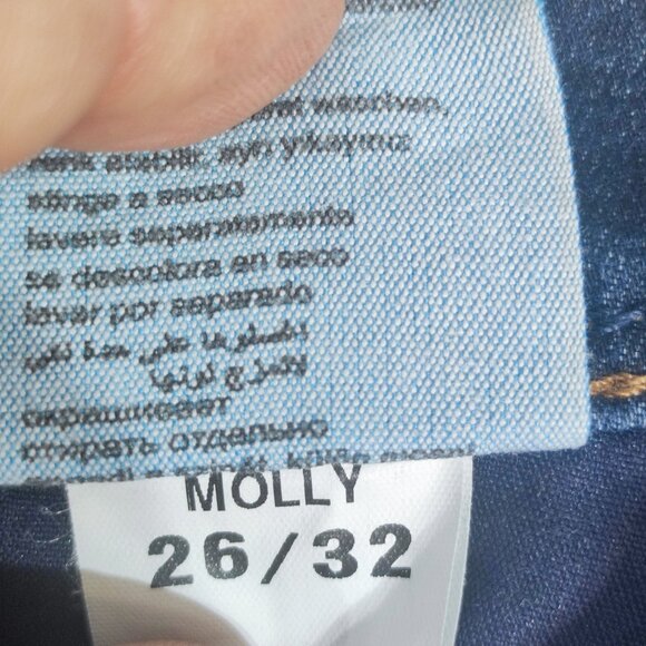 Mavi Jeans Molly women's size 26 indigo blue regular rise classic bootcut - Picture 9 of 14